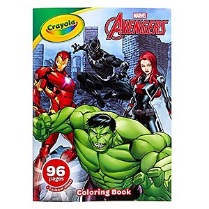 96-Page Crayola Character Coloring Books w/ Stickers - $1.39 - Amazon