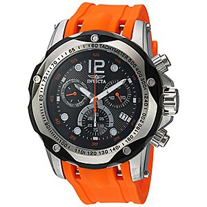 Invicta Men's 20072 Speedway Analog Display Swiss Quartz Orange Watch - $66.41 + F/S - Amazon