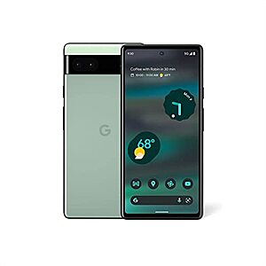 128GB Google Pixel 6a 5G Unlocked Smartphone (Various Colors) $299 + Free Shipping