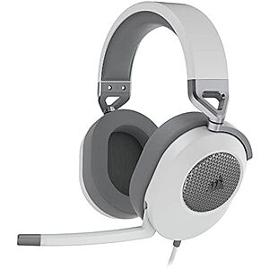 Corsair HS65 Surround Gaming Headset, White - $49.99 + F/S - Amazon