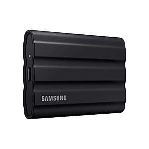 SAMSUNG T7 Shield 4TB, Portable SSD, up-to 1050MB/s, USB 3.2 Gen2 - $279.99 + F/S - Amazon