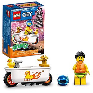 LEGO City Stuntz Bathtub Stunt Bike (60333) - $5.11 - Amazon