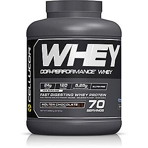 5.19-lb Cellucor COR-Performance Whey Protein Powder (Molten Chocolate) - $38.86 /w S&S + F/S - Amazon
