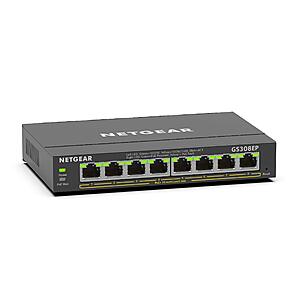 Netgear 8-Port PoE Gigabit Ethernet Plus Switch - $39.99 + F/S - Amazon