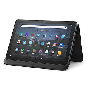Amazon Fire HD 10 Plus tablet, 10.1" 1080p, 32 GB, Slate + Wireless Charging Dock - $116.99 - Amazon