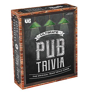 $13.49: Ultimate Pub Trivia Team Trivia Game, Over 1000 Questions