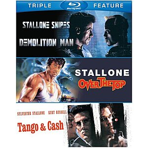 $8.99: Sylvester Stallone Triple Feature (Demolition Man / Over the Top / Tango & Cash) [Blu-ray]