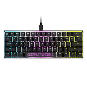 $49.99: Corsair K65 RGB MINI 60% Mechanical Gaming Keyboard