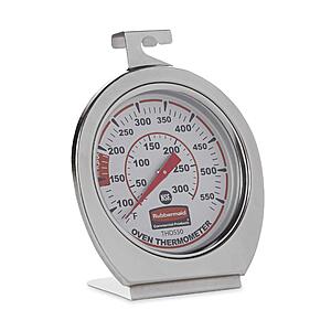 $5.26: Rubbermaid Stainless Steel Oven Monitoring Thermometer (Metallic)