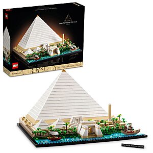 1476-Piece LEGO Architecture Great Pyramid of Giza Set (21058) $109.85 + Free Shipping
