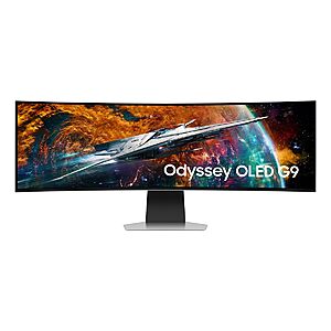 $1099.99: 49" Samsung Odyssey G9 G95SC DQHD OLED 240Hz 0.03ms Curved Monitor