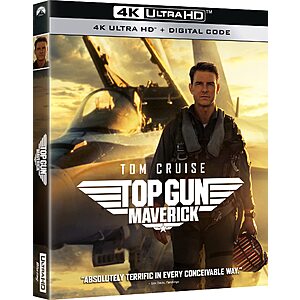 $9.99: Top Gun: Maverick (4K UHD + Digital)