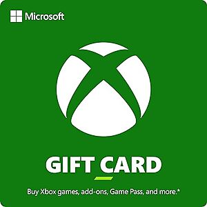 $9.00: $10 Xbox Gift Card [Digital Code]