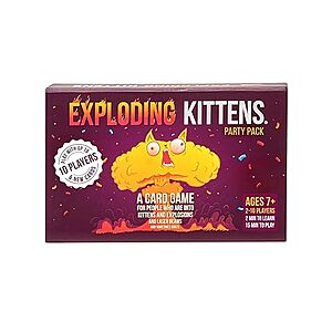 $12.50: Exploding Kittens Party Pack Card Game