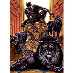 $5.49: Buffalo Games - Marvel Avengers - Black Panther (Vol. 6) #1 Variant - 1000 Piece Jigsaw Puzzle