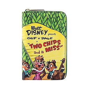 $8.99: Loungefly Disney Treasures from The Vault: Chip 'n' Dale - Chip and Dale Wallet, Amazon Exclusive