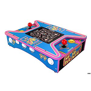 $132.99 (Prime Members): Arcade1Up - Ms. Pac-Man Head To Head Counter-Cade 2 Player