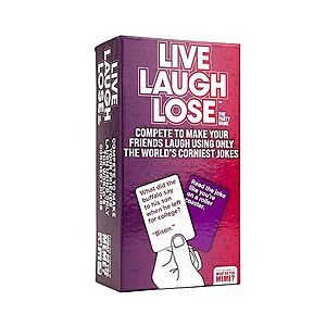 $7.49: WHAT DO YOU MEME? Live Laugh Lose - The Party Game Where You Compete to Make Corny Jokes Funny