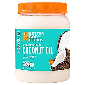 $11.34 /w S&S: BetterBody Foods Naturally Refined Organic Coconut Oil with Neutral Flavor and Aroma, 56 oz