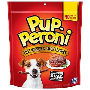 $5.59 /w S&S: Pup-Peroni Filet Mignon & Bacon Flavor Dog Treats, 22.5 Ounce