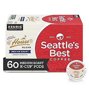 $21.43 /w S&S: Seattle's Best Coffee House Blend Medium Roast, 10 Count (Pack of 6)