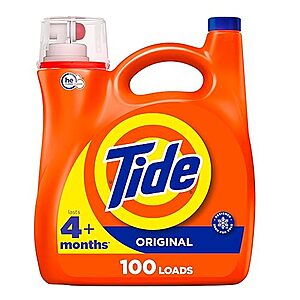 $13.99 /w S&S: 146oz Tide Liquid Laundry Detergent: Original