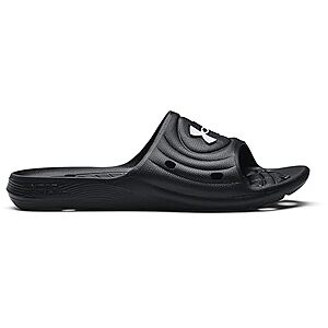 $9.32: Under Armour Locker IV Slide Men's Sandals (Black)