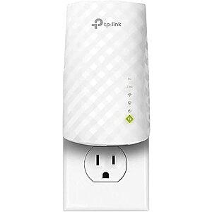 $13.97: TP-Link WiFi Extender with Ethernet Port, Dual Band 5GHz/2.4GHz (RE220)