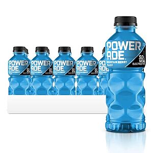 $13.47 /w S&S: POWERADE Sports Drink Mountain Berry Blast, 20 Ounce (Pack of 24)