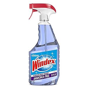 $2.51 /w S&S: 23-Oz Windex Ammonia-Free Glass & Window Cleaner Spray Bottle (Crystal Rain)