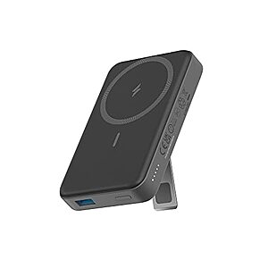 $51.49: Anker Magnetic Battery, 10,000mAh Foldable Wireless Portable Charger with Stand, 20W USB-C