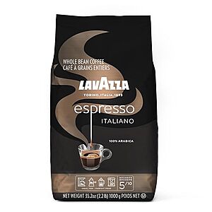 35.2-Oz Lavazza Espresso Medium Roast Whole Bean Coffee Blend $8.50 w/ Subscribe & Save