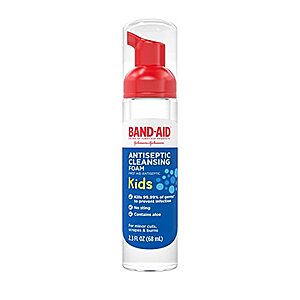 2.3-Oz Band-Aid Brand First Aid Antiseptic Cleansing Foam for Kids $2.80