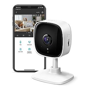 $14.99: TP-Link Tapo 1080P Indoor Security Camera (Tapo C100)