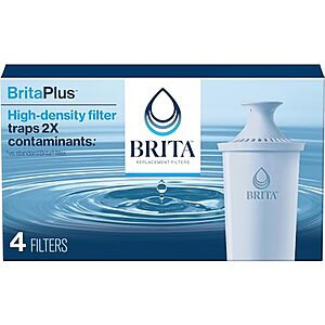 $18.78: BritaPlus Water Filter, 4 Count