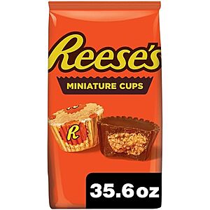 $9.74 /w S&S: 35.6-Oz Reese's Miniatures Milk Chocolate Peanut Butter Cups (Party Pack)