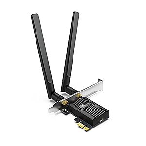 $30.99: TP-Link WiFi 6 PCIe WiFi Card for Desktop PC AX3000 (Archer TX55E), Bluetooth 5.2, WPA3, 802.11ax