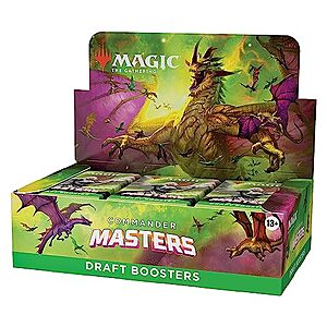 $215.37: Magic: The Gathering Commander Masters Draft Booster Box - 24 Packs (480 Cards)