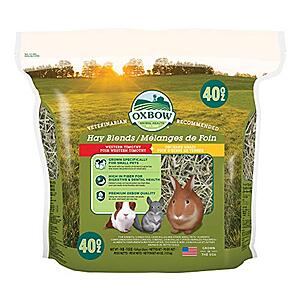 $4.54 /w S&S: Oxbow Animal Health Oxbow Hay Blends - Western Timothy & Orchard - 40 oz.