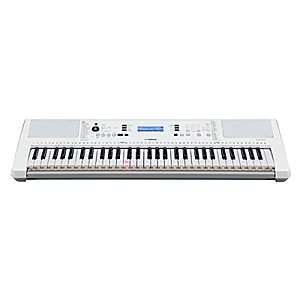$199.99: Yamaha EZ300 61-Key Portable Keyboard with Lighted Keys and PA130 Power Adapter