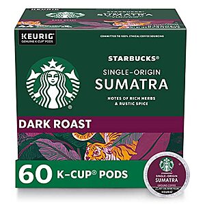 $23.32 /w S&S: 60-Ct Starbucks K-Cup Coffee Pods