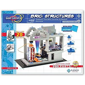 $22.49: Snap Circuits BRIC: Structures, Brick & Electronics Exploration Kit