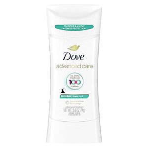 $3.72 /w S&S: Dove Advanced Care Antiperspirant Deodorant Stick, 2.6 oz
