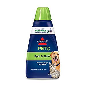 $7.78 w/ S&S: Bissell 74R7 Pet Stain & Odor Portable Machine Formula, 32-Ounce, Fl Oz
