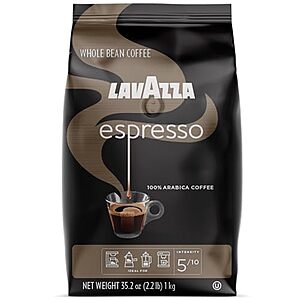 $9.74 w/ S&S: 2.2-Lb Lavazza Espresso Italiano Whole Bean Coffee Blend (Medium Roast)