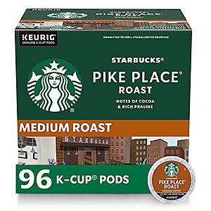$37.31 w/ S&S: 96-Count Starbucks K-cup Coffee Pods