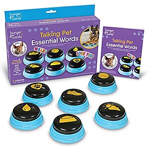 $12.59: Hunger For Words Talking Pet Essential Words - 6 Piece Set