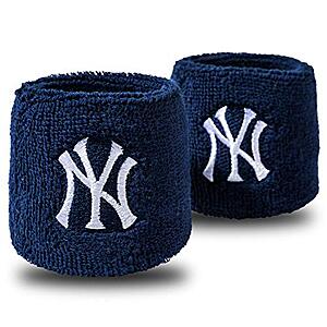 $5.45: Franklin Sports MLB Team Licensed Baseball Wristbands, New York Yankees