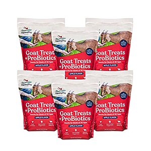 $19 w/ S&S: Manna Pro Goat Treats with Probiotics, Apple Flavor, Pack of 6, 30 Pounds