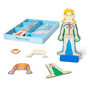 $6.20: Melissa & Doug Magnetic Human Body Anatomy Play Set With 24 Magnetic Pieces and Storage Tray